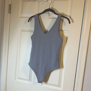 Blue grey body suit from Abercrombie.